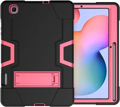 NIKCORP Zaštitna maska za iPad Pro 12,9" (2018–2021) s postoljem otporna na udarce, roza